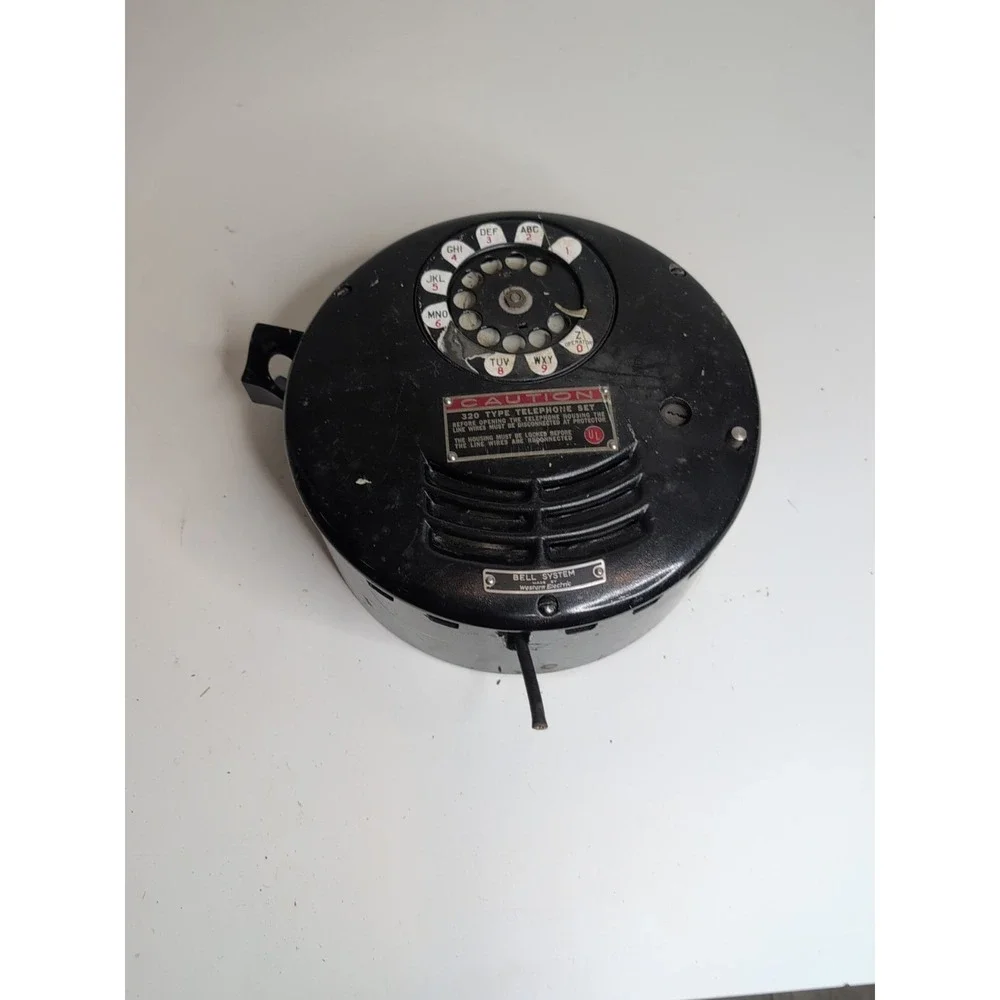 Western Electric Bell System Type 320 Telephone Phone Blast MINE EXPLOSION PROOF